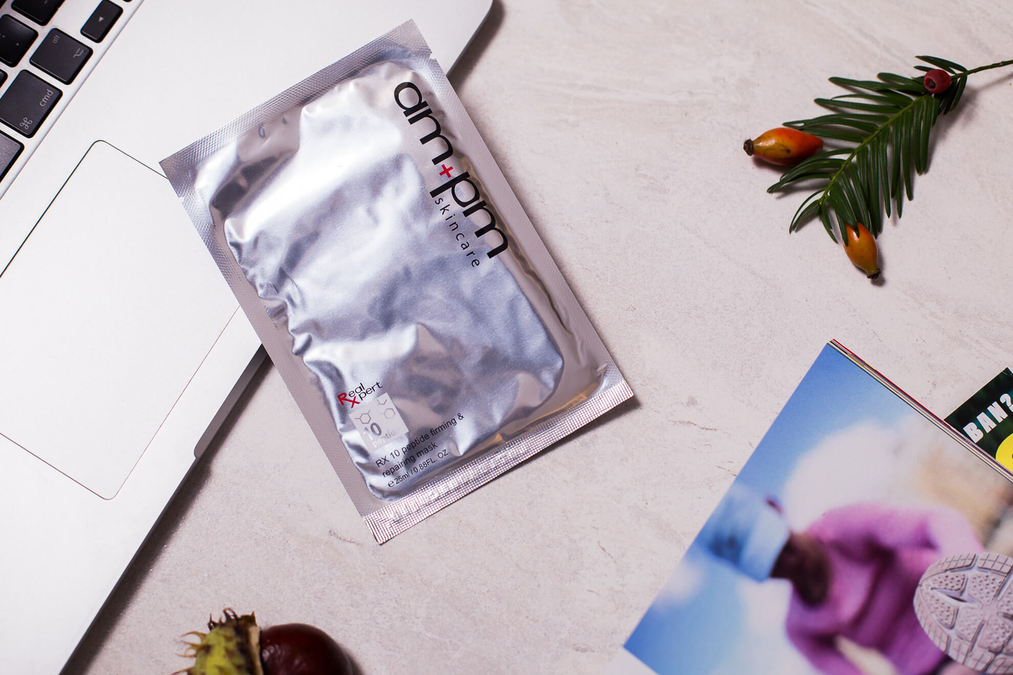 NARÜKO am+pm 10 peptides feszesítő és regeneráló fátyolmaszk