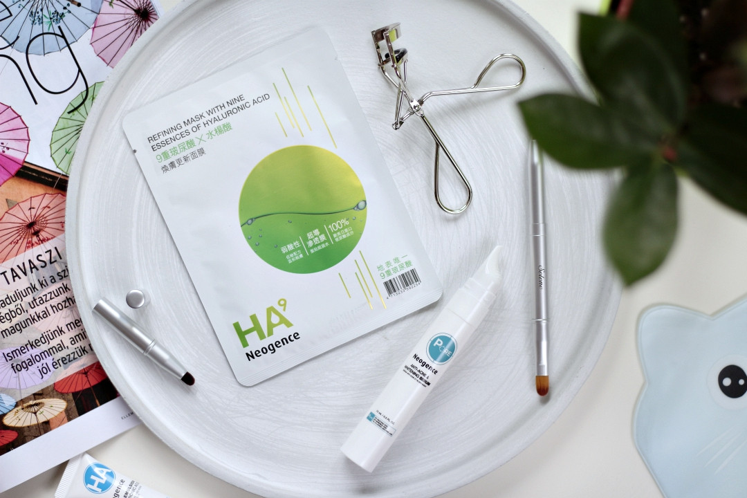 Neogence ha9 prémium hialuronsavas pórusösszehúzó fátyolmaszk