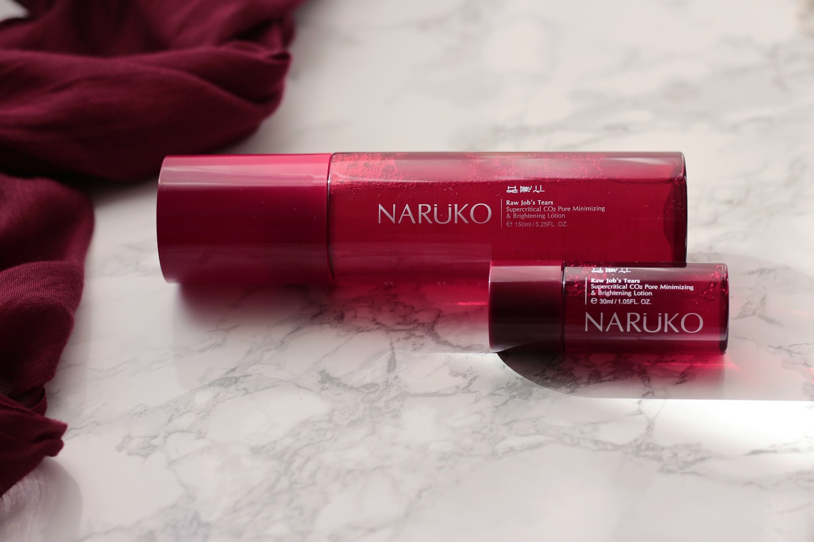 Narüko pórusösszehúzó és folthalványító lotion vörös árpával 150m