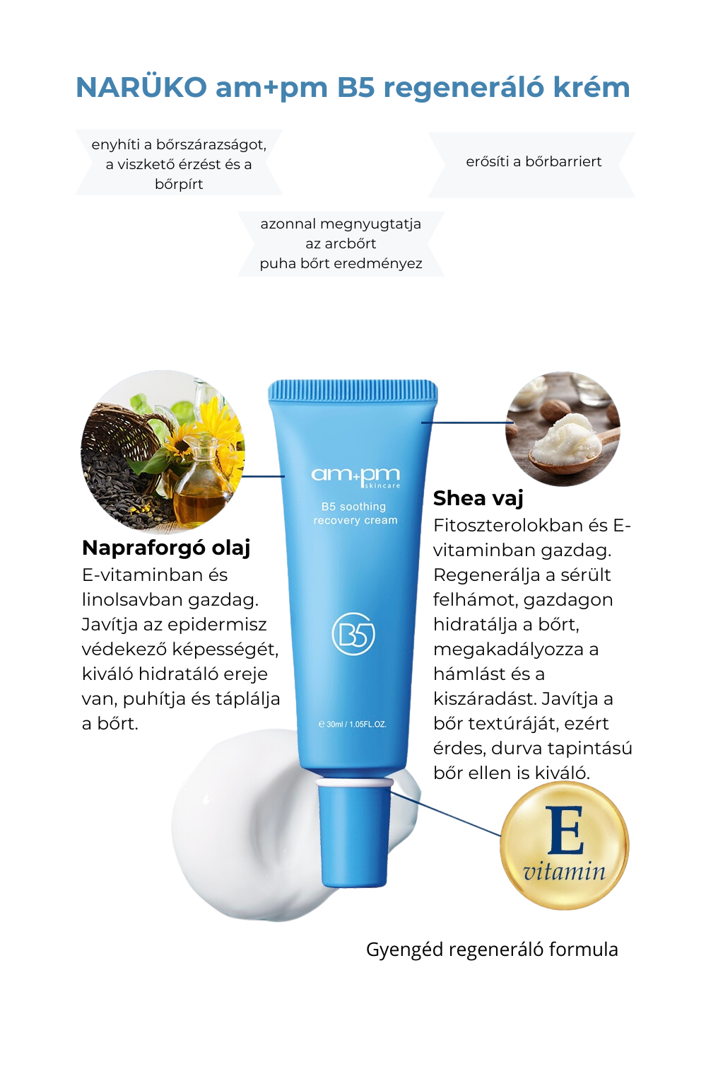NARÜKO AM+PM B5 REGENERÁLÓ KRÉM