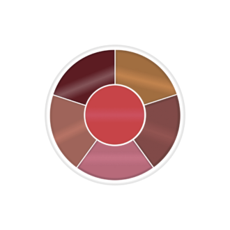 Ben Nye Lip Gloss Wheel szájfény paletta 6 színnel 26,6g
