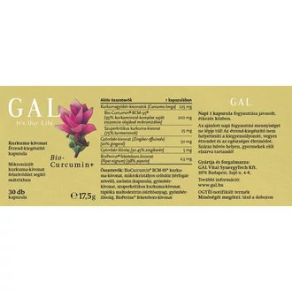 GAL Biocurcumin+ leírás