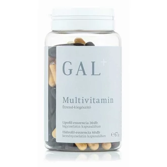 GAL+ Multivitamin üveg - lipofil és hidrofil tabletták 
