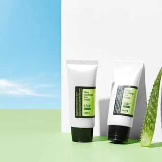 COSRX Aloe Soothing Sun Cream SPF50 PA+++ fényvédő lifestyle 2