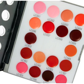 Kryolan Lip Rouge Classic Mini Palette 18 színű rúzs minipaletta (LC)