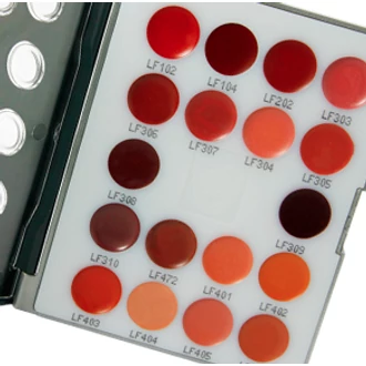 Kryolan Lip Rouge Classic Mini Palette 18 színű rúzs minipaletta (LF)