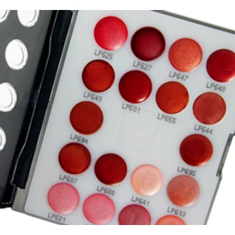 Kryolan Lip Rouge Classic Mini Palette 18 színű rúzs minipaletta (LCP)
