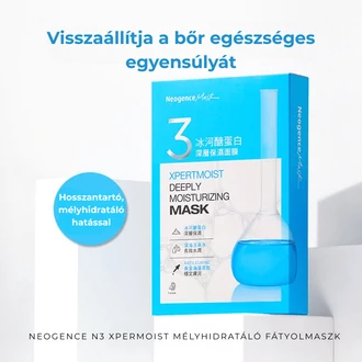 Neogence N3 Xpermoist mélyhidratáló fátyolmaszk