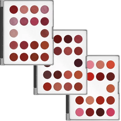 Kryolan Lip Rouge Classic Mini Palette 18 színű rúzs minipaletták