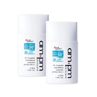 NARÜKO am+pm 10 peptides bőrvédő naptej SPF50*** PA+++ 50ml