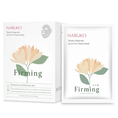 NARÜKO feszesítő és lifting fátyolmaszk fehér magnóliával