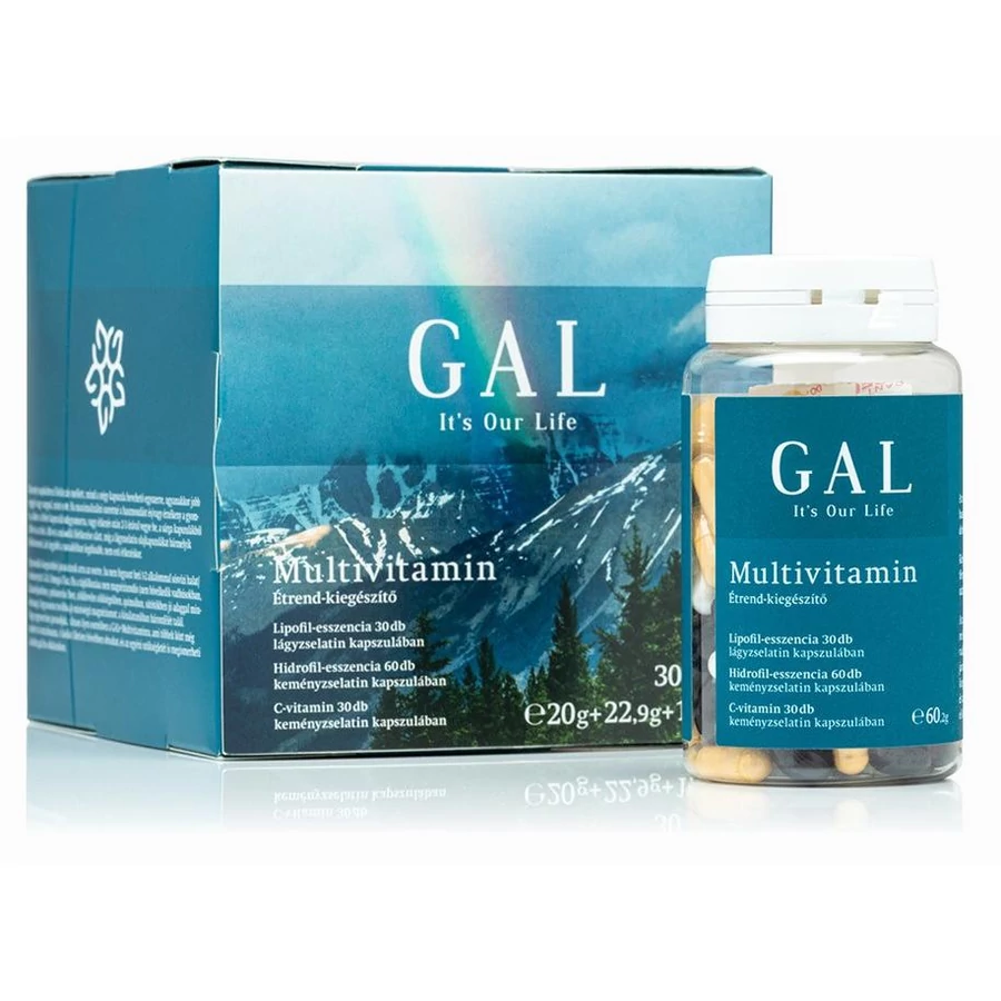 GAL Multivitamin doboz és üveg