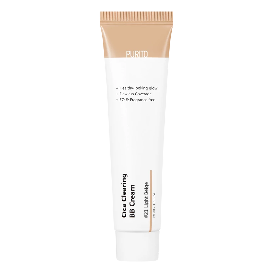 PURITO Cica Clearing BB krém SPF38/ PA+++ #21 (Light Beige)