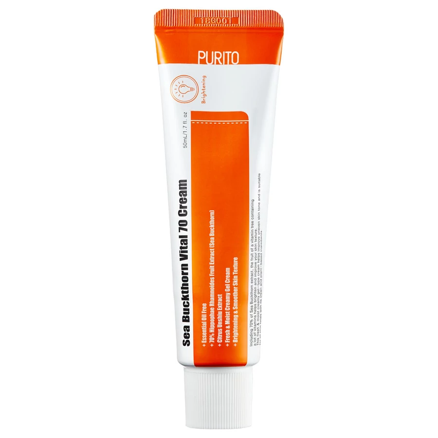 Purito sea buckthorn vital 70 arckrém homoktövissel