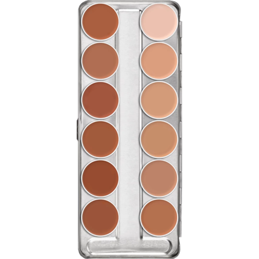 Kryolan Supracolor krémes alapozó Paletta (1W-12W) színnel 40ml