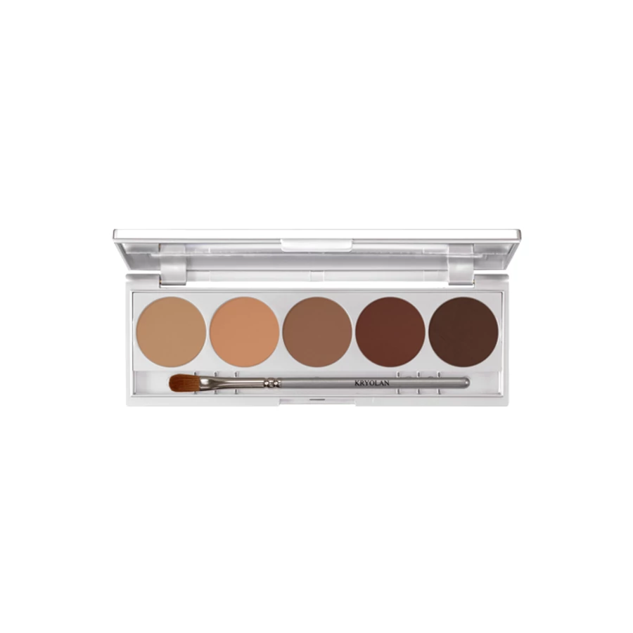 Kryolan Shades Etui 5 sminkpaletta Muscat