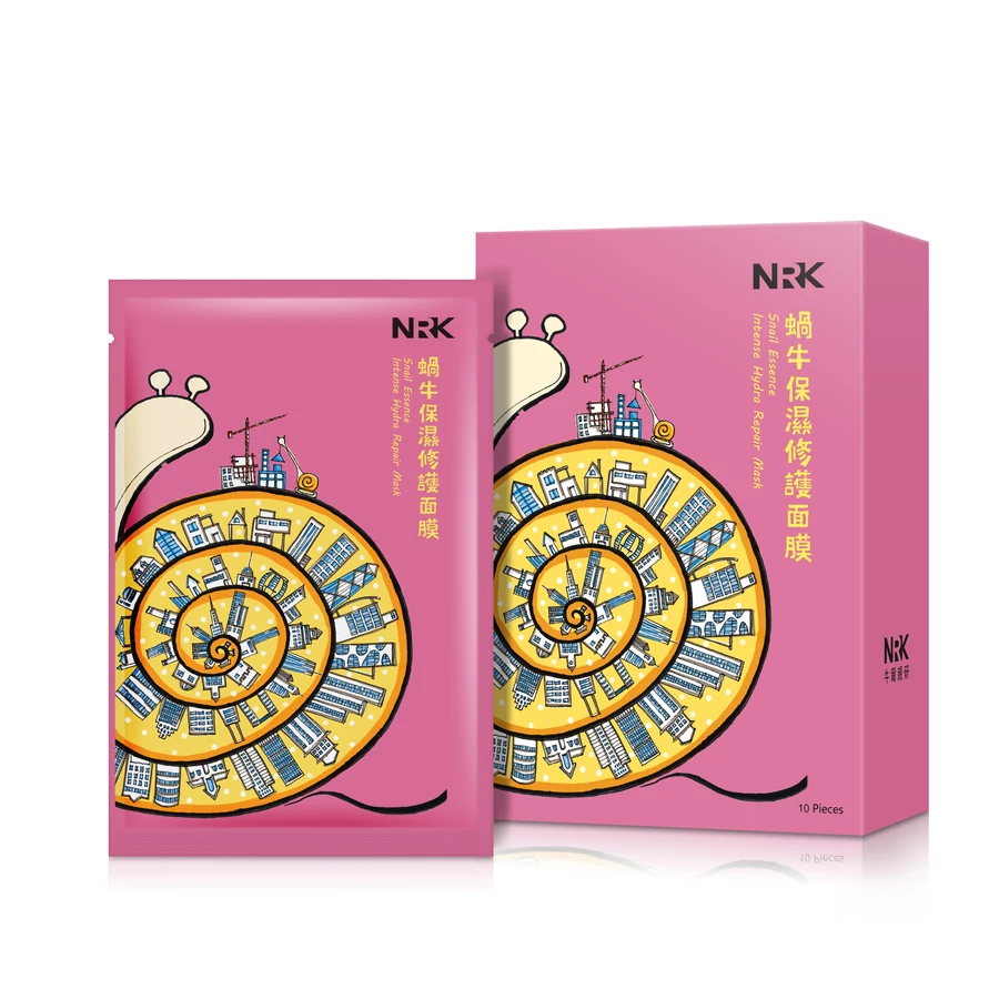 NARÜKO regeneráló fátyolmaszk csiga esszenciával (1 tasak - 25ml)