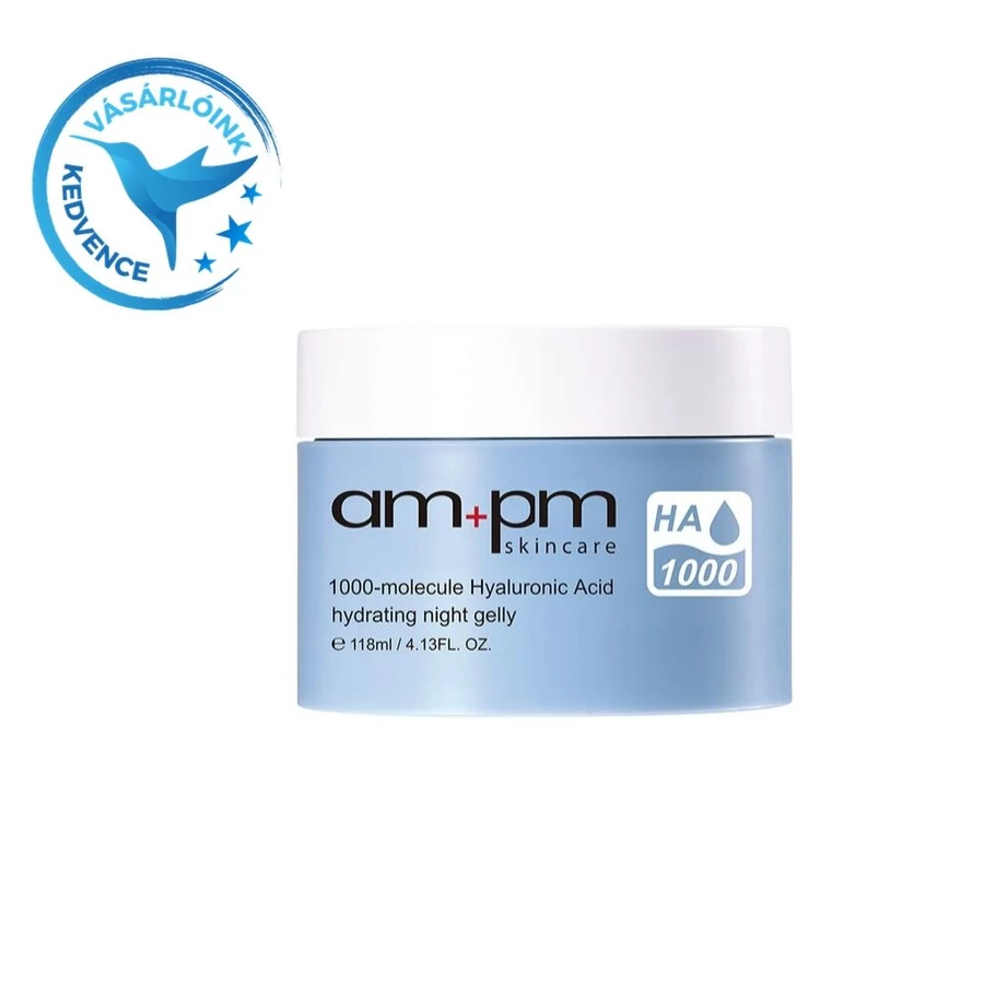 NARÜKO am+pm 1000 molecule hialuronsavas hidratáló éjszakai gél maszk NARÜKO am+pm 1000 molecule hialuronsavas hidratáló éjszakai gél maszk