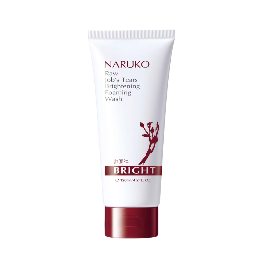 NARÜKO pórusösszehúzó és folthalványító habzó arclemosó vörös árpával 120ml