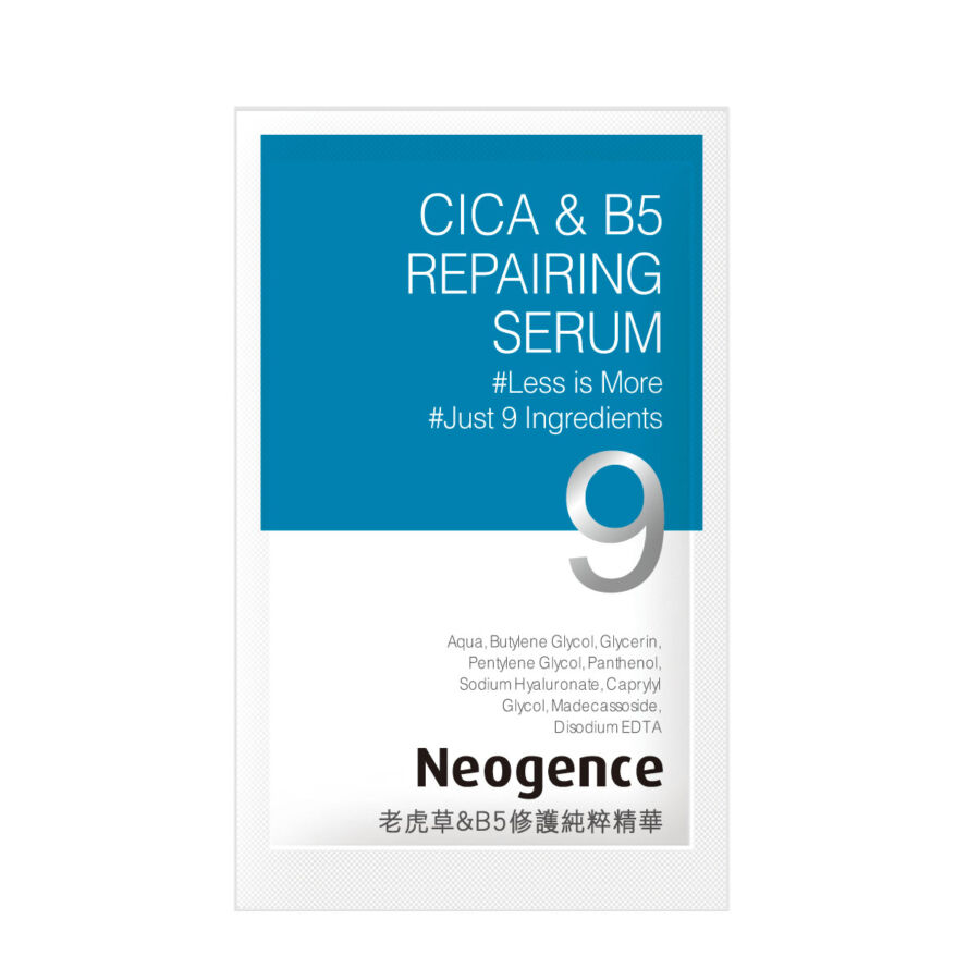 Neogence CICA + B5 regeneráló szérum tasakos termékminta 2ml