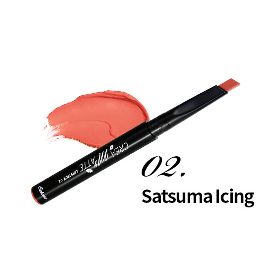 Solone krémes matt rúzs 0,3g - 02 - Satsuma Icing