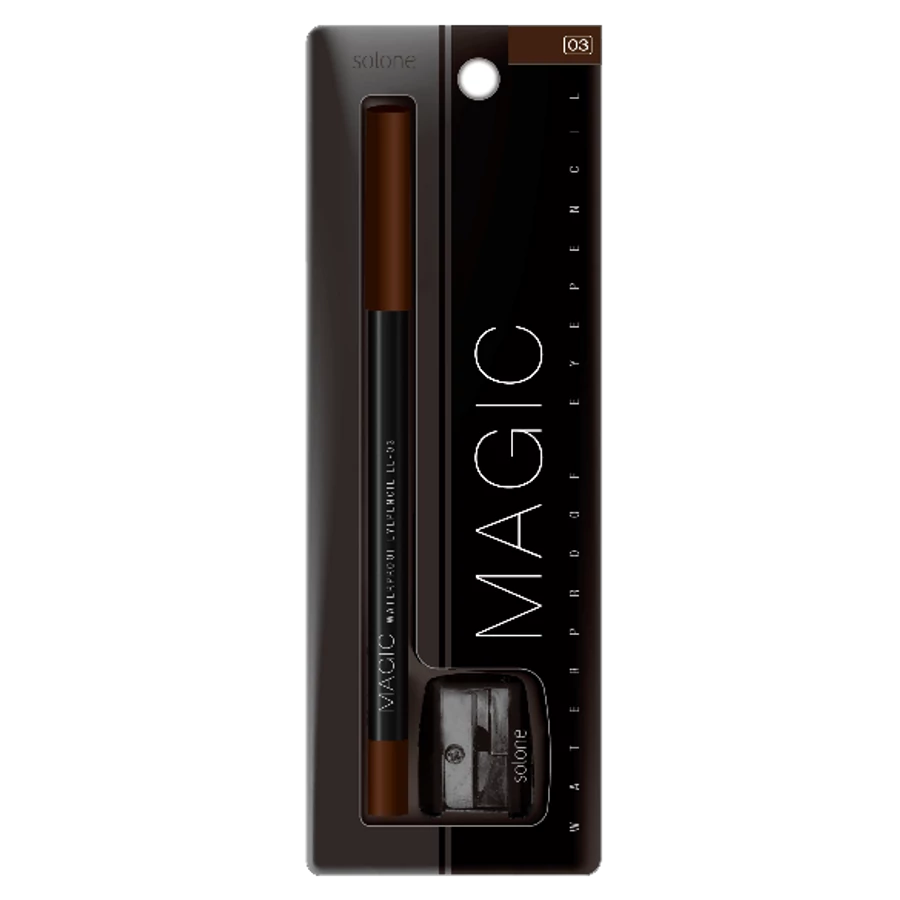 Solone vízálló szupertartós szemceruza - Barna 1,5g